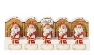 Lindt Mini Santa Perforation Chocolate 10g (Pack of 5)