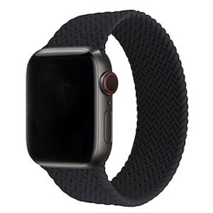 Solo Loop Silicone Strap for Apple iWatch 49mm 45mm 44mm 42mm 41mm 40mm 38mm Ultra SE Series 8 7 6 5 4 3 2 1 Smart Watch Band Women Braided Stretchy Elastic Breathable Replacement  Wristband miniinthebox