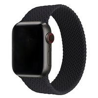 Solo Loop Silicone Strap for Apple iWatch 49mm 45mm 44mm 42mm 41mm 40mm 38mm Ultra SE Series 8 7 6 5 4 3 2 1 Smart Watch Band Women Braided Stretchy Elastic Breathable Replacement  Wristband miniinthebox - thumbnail