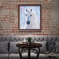 Animal DIY Art Canvas Painting Picture Print Decor No frame Home Decor