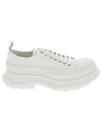 White Leather Sneakers - thumbnail
