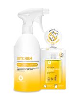 DUTYBOX Kitchen Series Concentrated Cleaner Set, Reusable Spray Bottle + 2 Capsule Refills