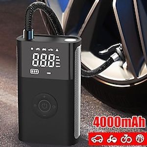 1PC Car Air Compressor Tire Inflator Air Pump 60W 150PSI Auto Air Pump LED Tire Pump for Car Motorcycle Balls(148.54.8cm) Lightinthebox