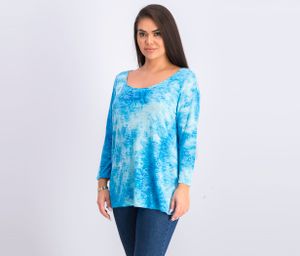 Womens Printed Tops  Blue