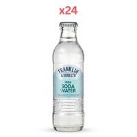 Franklin And Sons Soda Water 200Ml (Pack of 24)