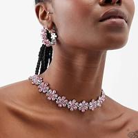 Choker Necklace Rhinestones Women's Fashion Luxury Floral Wedding Circle Necklace For Wedding Birthday Lightinthebox