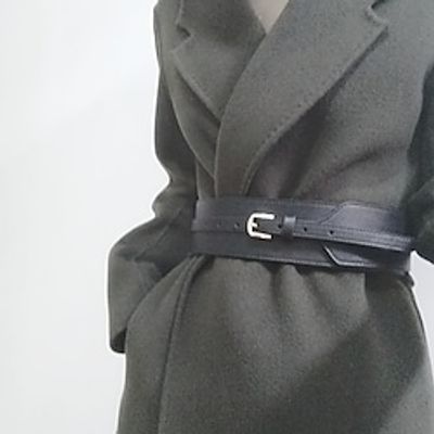 Women's Wide Belt Party Wedding Street Daily Black Red Belt Pure Color Brown Fall Winter Spring Summer Lightinthebox