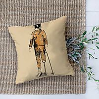 Double Side Cushion Cover 1PC Soft Decorative Square Throw Pillow Cover Cushion Case Pillowcase for Sofa Bedroom Superior Quality Machine Washable miniinthebox - thumbnail