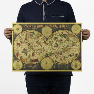 Vintage Retro Kraftpapier Poster Home Decor