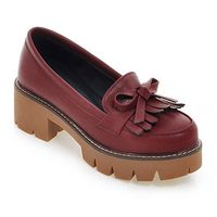 Plus Size Oxford Leather shoes Tassels Loafers For Women