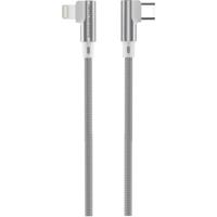 Swiss Military USB C To 2m Lightning Braided Cable, White - SM-CB-CL20W-WHI ( UAE Delivery Only)