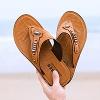 Men's Women Loafers Slip-Ons Slippers Flip-Flops Slippers Beach Slippers Comfort Sandals Slides Hiking Walking Sporty Casual Preppy Outdoor Daily PU Breathable Comfortable Slip Resistant Booties Lightinthebox