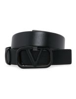 VLOGO Buckle Belt - Black - thumbnail