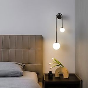 LED Wall Lights Globle Design Glass Metal 20cm Modern Indoor Metal Wall Lamps Wall Sconces Neutral White G9 3000K Bedroom Wall Sconces Lightinthebox