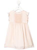 Velveteen Sasha flared dress - PINK