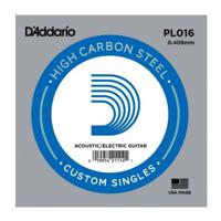 D'Addario Acoustic Single Plain Steel - 2nd