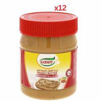 Goody Chunky Peanut Butter 340gm Carton of 12 Packs