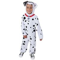 101 Dalmatians Puppy Cosplay Costume Outfits Boys Girls' Movie Cosplay Anime Blackwhite Leotard  Onesie Tail Halloween Masquerade Polyester Lightinthebox - thumbnail