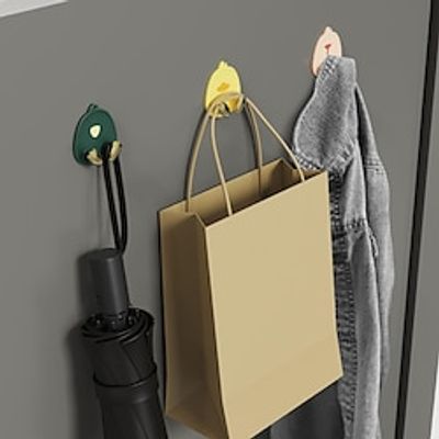 10PC Hook Light Luxury And Cute Pet Hook Sticking Hook Bathroom Kitchen No Punching Wall Strong Sticking Hook Multi Purpose Plug Hook Plug Holder miniinthebox