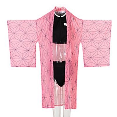 Inspired by Demon Slayer: Kimetsu no Yaiba Kamado Nezuko Anime Cosplay Costumes Japanese Swimwear Top Cloak Shorts For Men's Lightinthebox