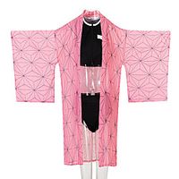 Inspired by Demon Slayer: Kimetsu no Yaiba Kamado Nezuko Anime Cosplay Costumes Japanese Swimwear Top Cloak Shorts For Men's Lightinthebox - thumbnail
