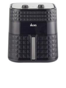 Ikon 7.5 Liter Air Fryer, Black/Silver - IK-AF705Y