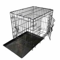 Pets Club Double Door Foldable Dog Crate Size Small