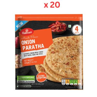 Haldiram'S Onion Paratha 400G Pack of 20