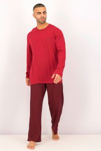 Mens 2pc Long Sleeve Top & Pants  Maroon