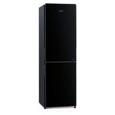 Hitachi 410L, 2 Double Doors, Bottom Mount Freezer Refrigerator RBG410PUK6X4GBK, Black