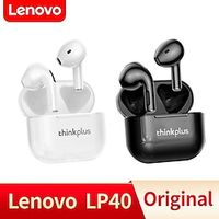Lenovo LP40puls True Wireless Headphones TWS Earbuds In Ear Bluetooth5.0 Stereo with Charging Box Built-in Mic for Apple Samsung Huawei Xiaomi MI  Yoga Everyday Use Traveling Mobile Phone Lightinthebox