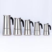 European style mocha coffee pot stainless steel coffee pot outdoor portable coffee pot