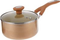 Meyer Aluminum Non-stick Covered Saucepan Set of 2-Piece - Cream, MY16863