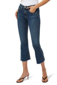 Crop Flared Denim Jeans