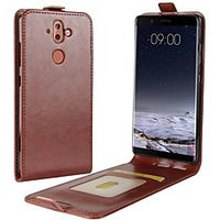 Phone Case For Nokia Full Body Case Leather Flip Nokia 9 Nokia 8 Nokia 7 Nokia 7 Plus Nokia 6 2018 Nokia 1 Card Holder Flip Solid Color Hard PU Leather miniinthebox - thumbnail