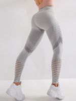 Sports Hollow Design Super Stretch High Waist Yoga Leggings - thumbnail