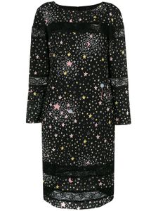 Boutique Moschino star print dress - Black