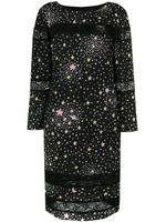 Boutique Moschino star print dress - Black - thumbnail