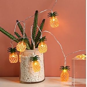 Pineapple Shaped Fairy LED String Lights 6M 3M 1.5M Battery or USB Operation Christmas Wedding Holiday Garden Patio Decoration miniinthebox