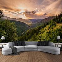 Sunshine Mountain Landscape Hanging Tapestry Wall Art Large Tapestry Mural Decor Photograph Backdrop Blanket Curtain Home Bedroom Living Room Decoration Lightinthebox
