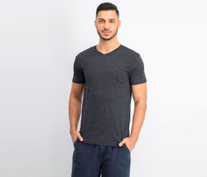Mens Triblend V-Neck T-Shirt  Black