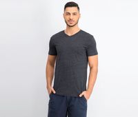 Mens Triblend V-Neck T-Shirt  Black - thumbnail