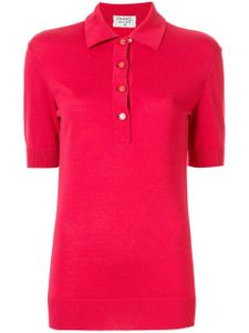 Chanel Pre-Owned logo buttons polo shirt - PINK