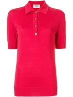 Chanel Pre-Owned logo buttons polo shirt - PINK - thumbnail