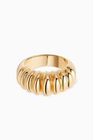 Claw Ridge Ring in 18ct Gold Plated - thumbnail