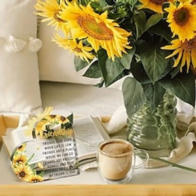 Acrylic Heart Plaque Motivational Gifts Acrylic Encouragement Gifts Cheer Gifts Desk Decoration Inspirational Quotes Souvenirs Sunflower Decoration Lightinthebox Acrylic Heart Plaque Motivational Gifts Acrylic Encouragement Gifts Cheer Gifts Desk Decoration Inspirational Quotes Souvenirs Sunflower Decoration Lightinthebox