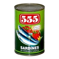 555 Sardines In Tomato Sauce 425gm (748485200064)