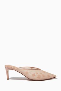 Gouraud 70 Mules in Mesh & Nappa