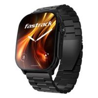 Fastrack Horizon S1 Smartwatch - Black Metal Case Black Steel Strap (38166NM01)
