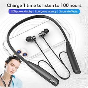 GM-Y10 Neckband Headphone In Ear Bluetooth 5.3 Ergonomic Design Stereo Deep Bass for Apple Samsung Huawei Xiaomi MI  Camping / Hiking Running Everyday Use Mobile Phone Travel Entertainment Car miniinthebox
